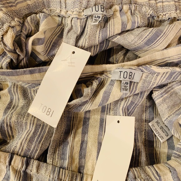 NWT Tobi ‘Fly Away Blue’ Striped Set - Picture 5 of 5